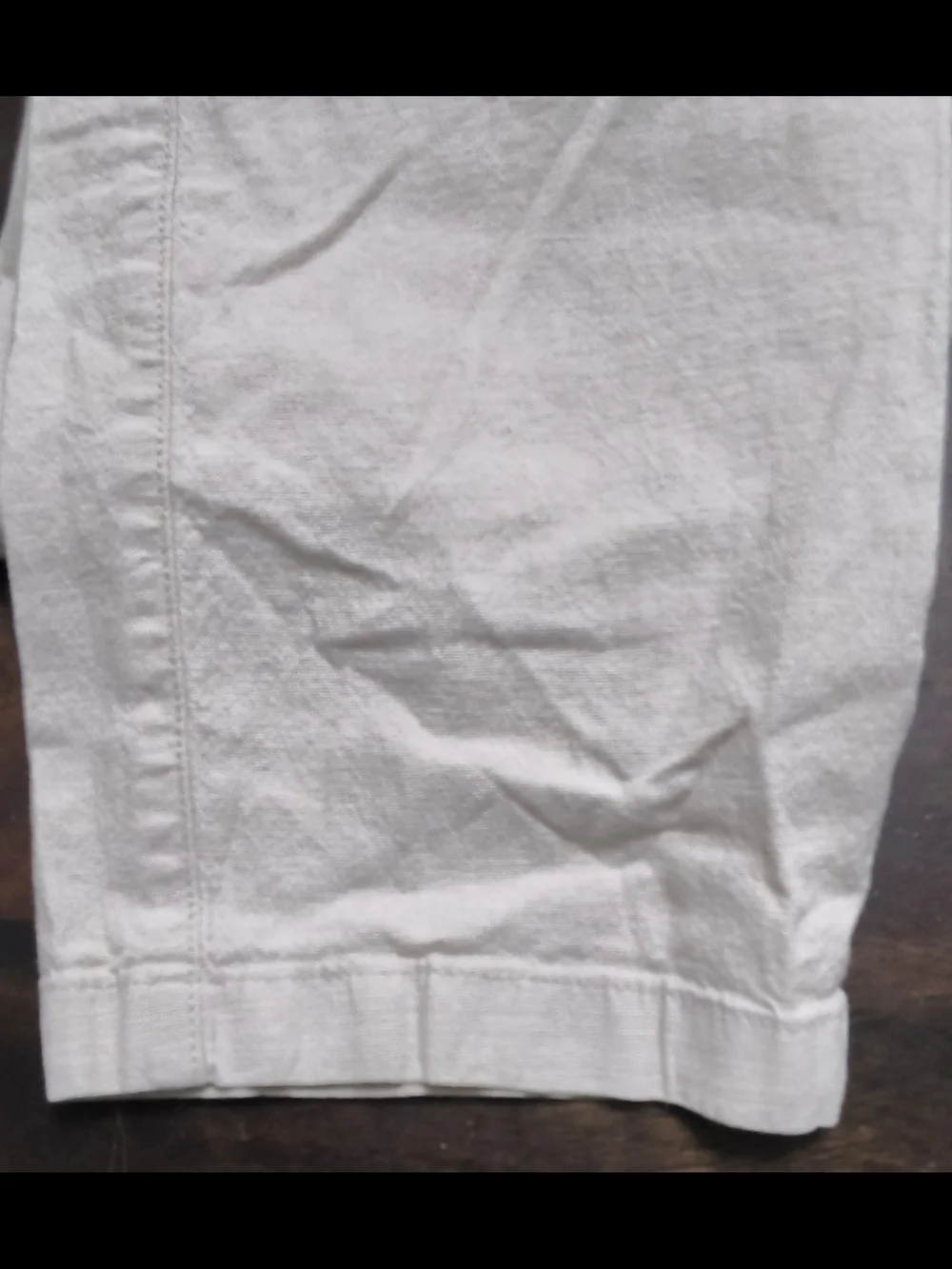 Men's Linen Old Navy Pants Cream Color Size Small